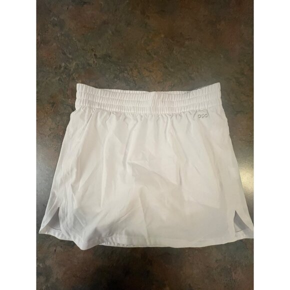 DSG Womens Mid-Rise Stride‎ Skort X-Small White New With Tags - Picture 1 of 9